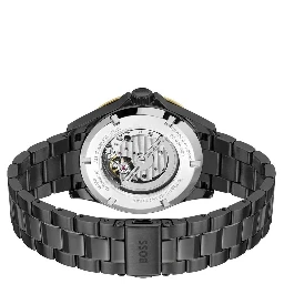 Black Stainless Steel Dress Watch