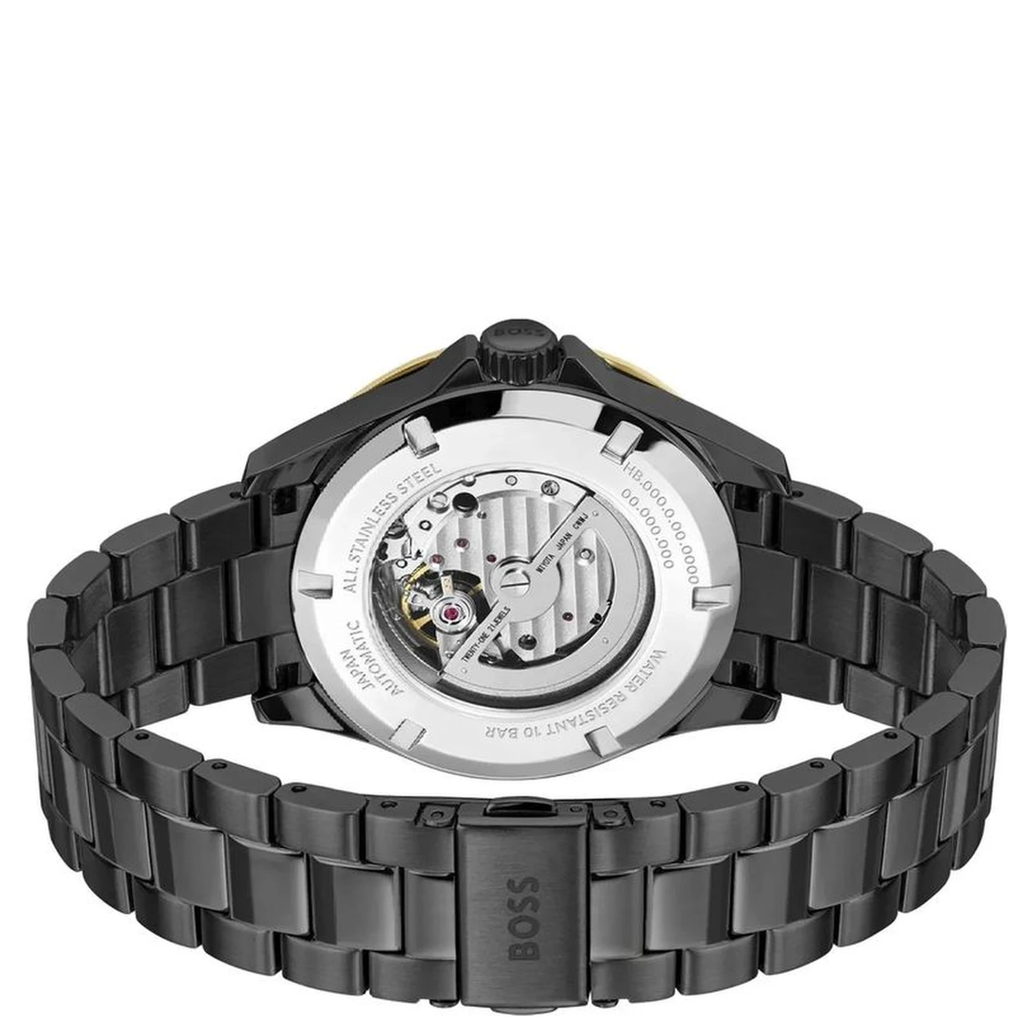 Black Stainless Steel Dress Watch