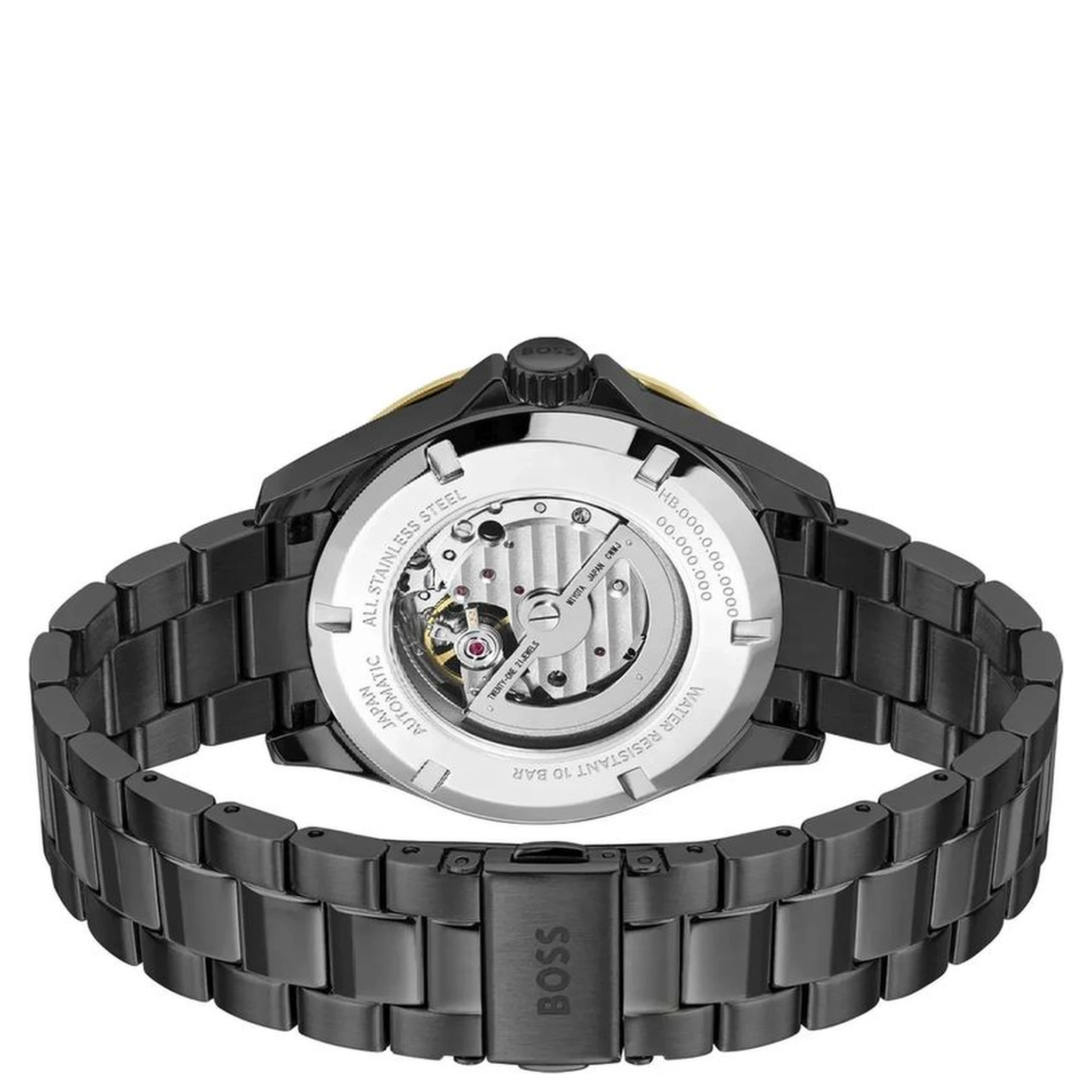 Black Stainless Steel Dress Watch