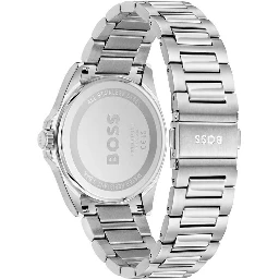 Gray Stainless Steel Dress Watch