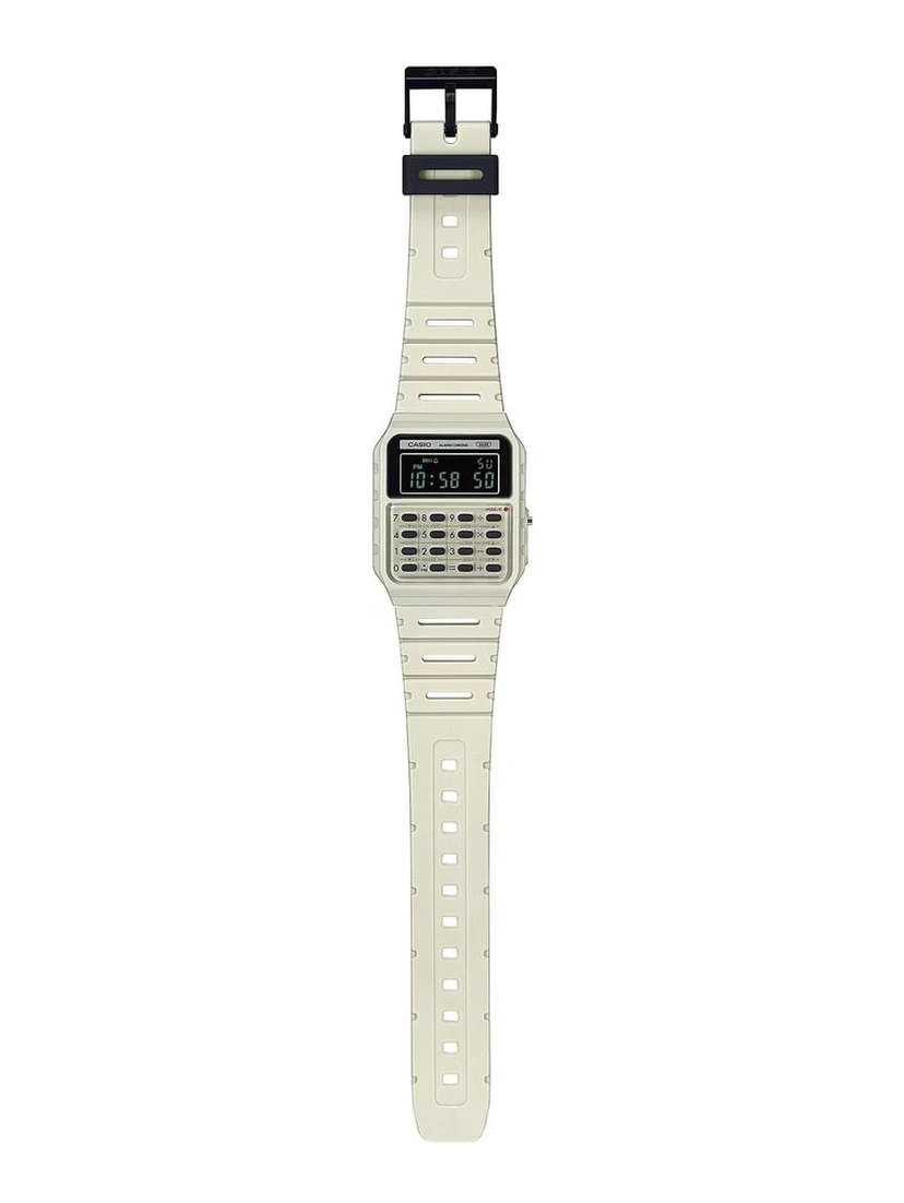 Beige Resin Digital Watch
