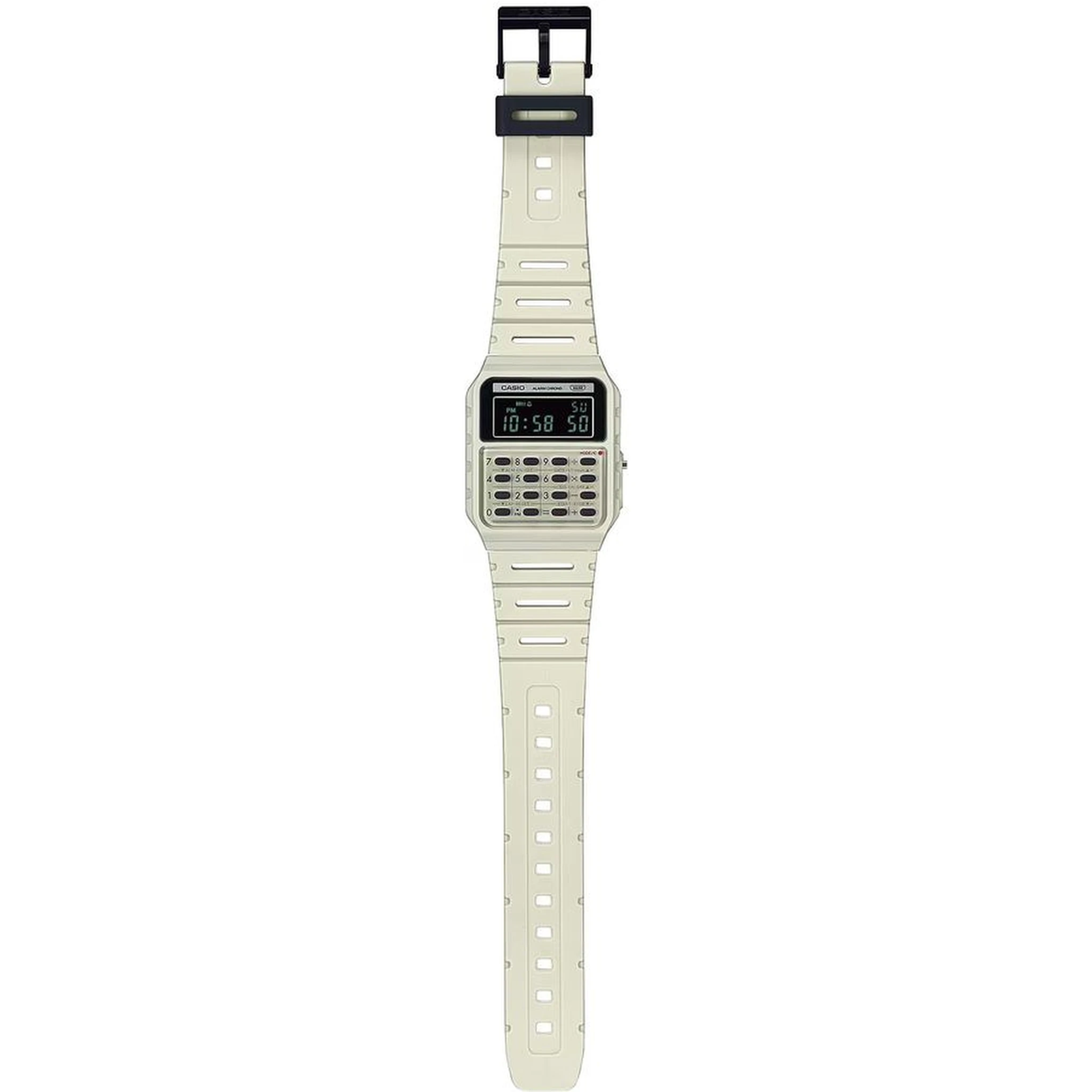 Beige Resin Digital Watch