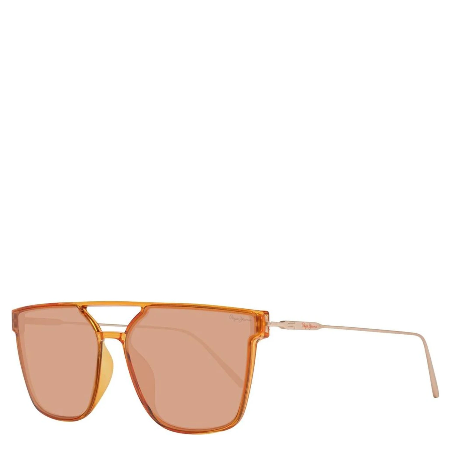 Orange Metal Sunglasses