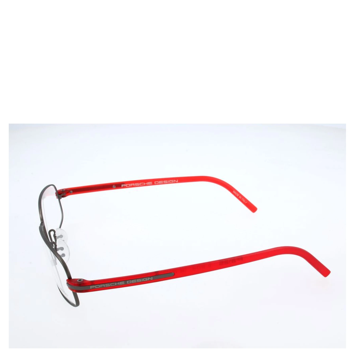 نظارات معدنية حمراء (إطارات)