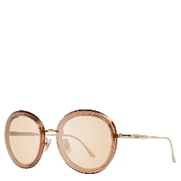 Brown Metal Sunglasses