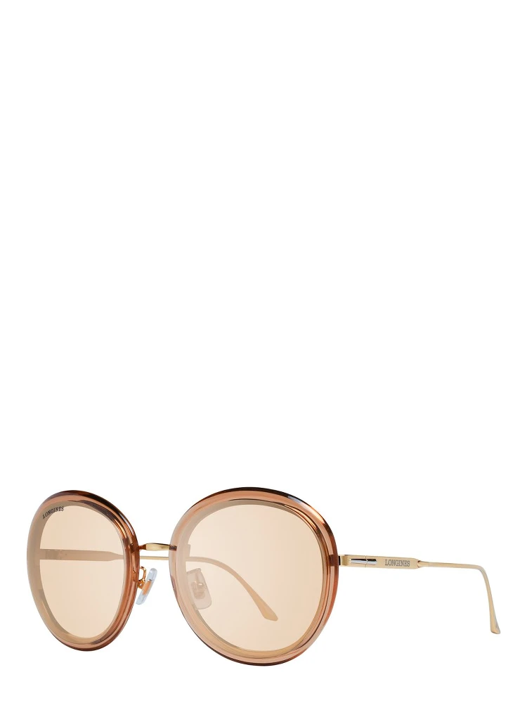 Brown Metal Sunglasses