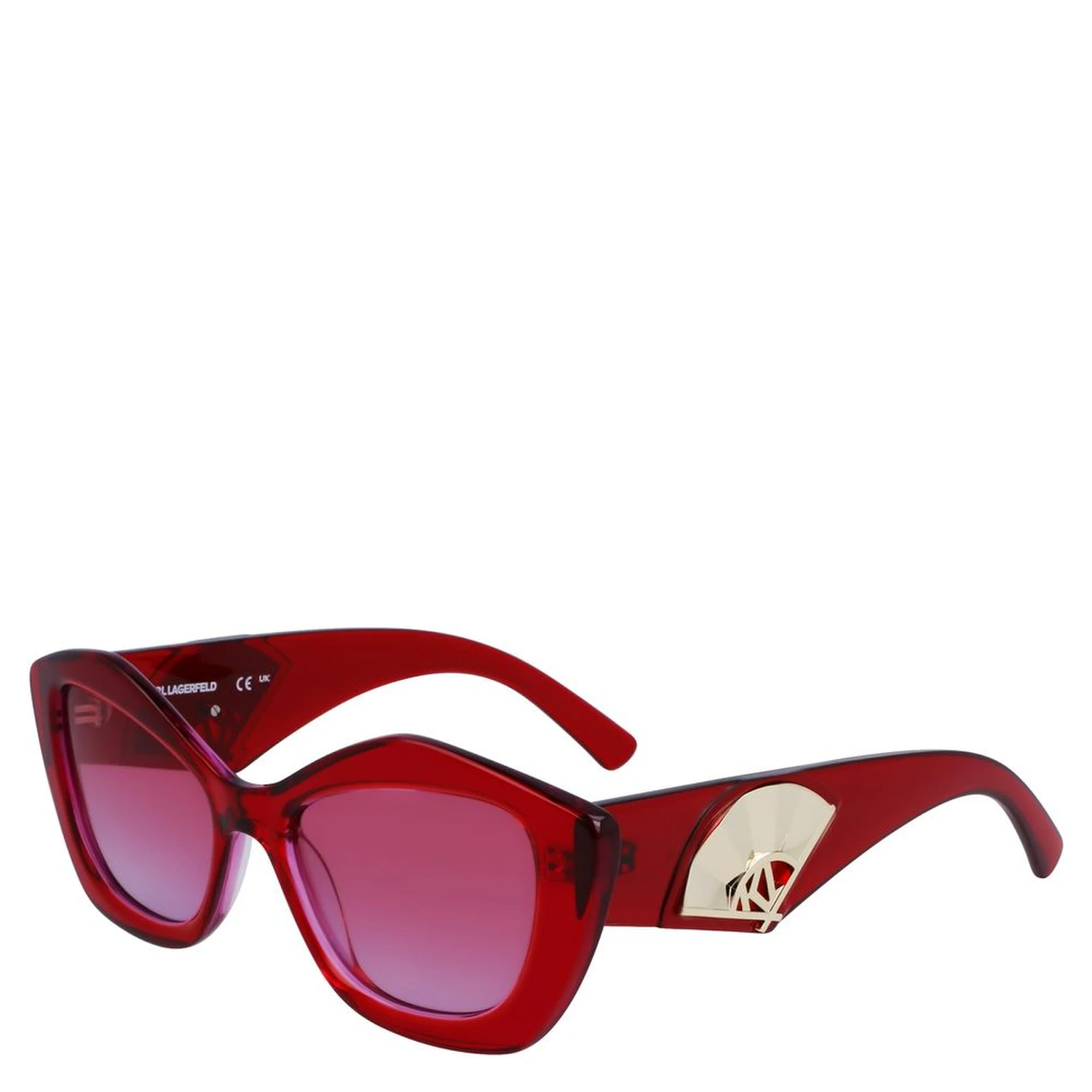 Red Acetate Sunglasses