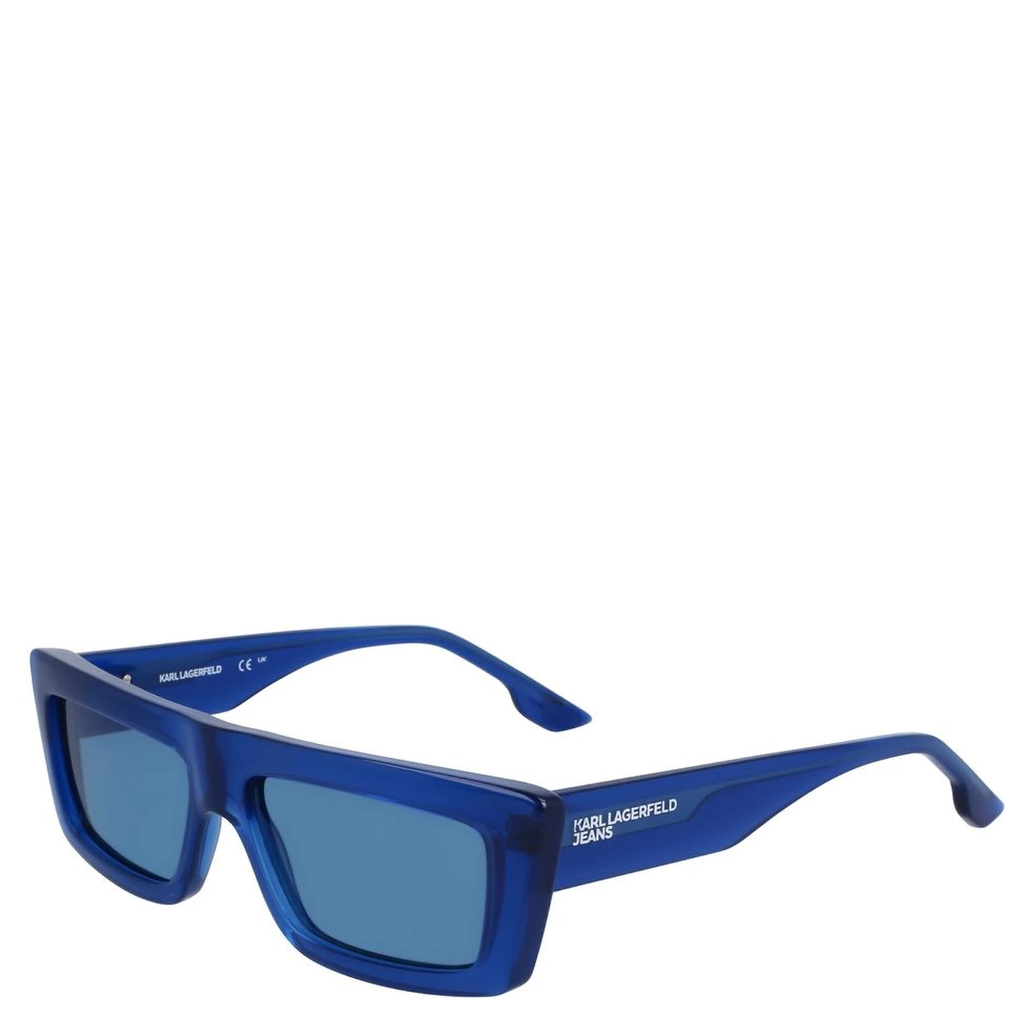 Blue Injected Sunglasses