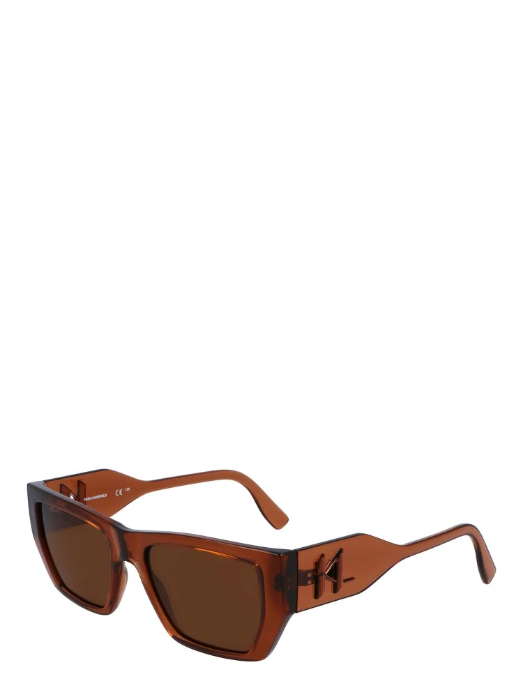 Brown Injected Sunglasses