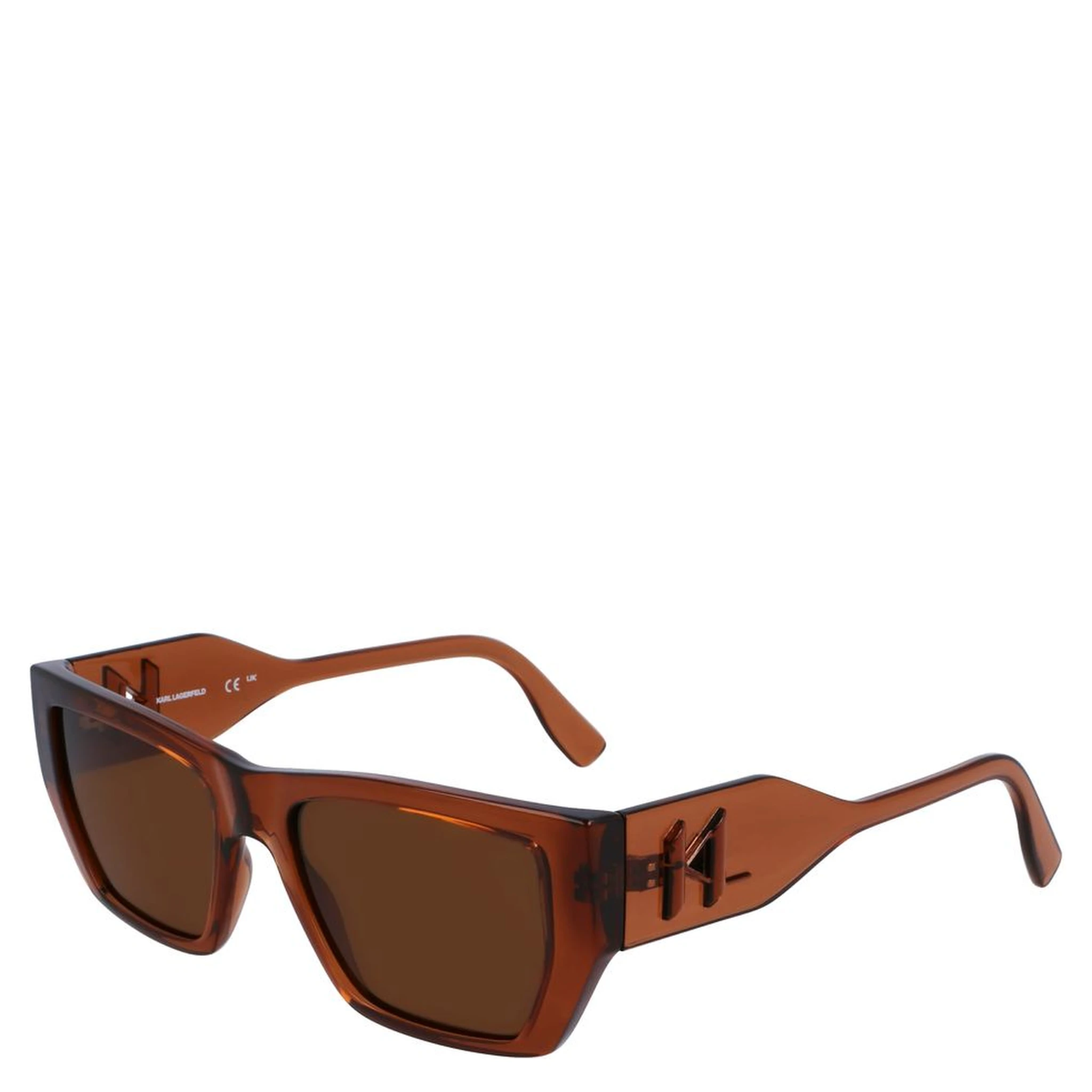 Brown Injected Sunglasses