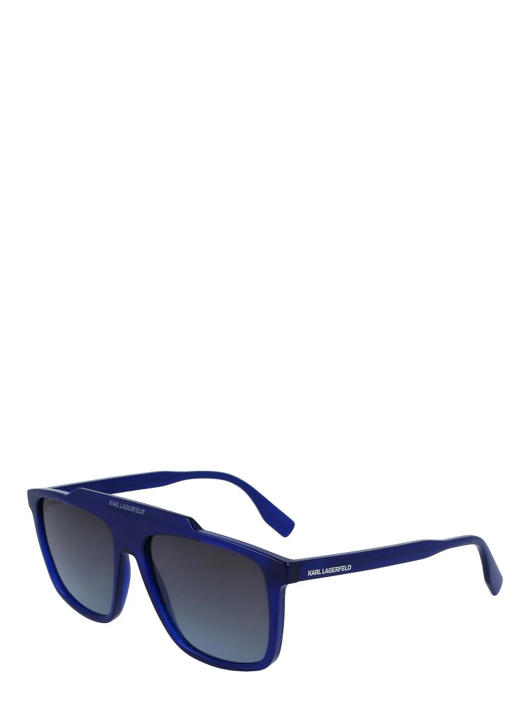 Blue Injected Sunglasses