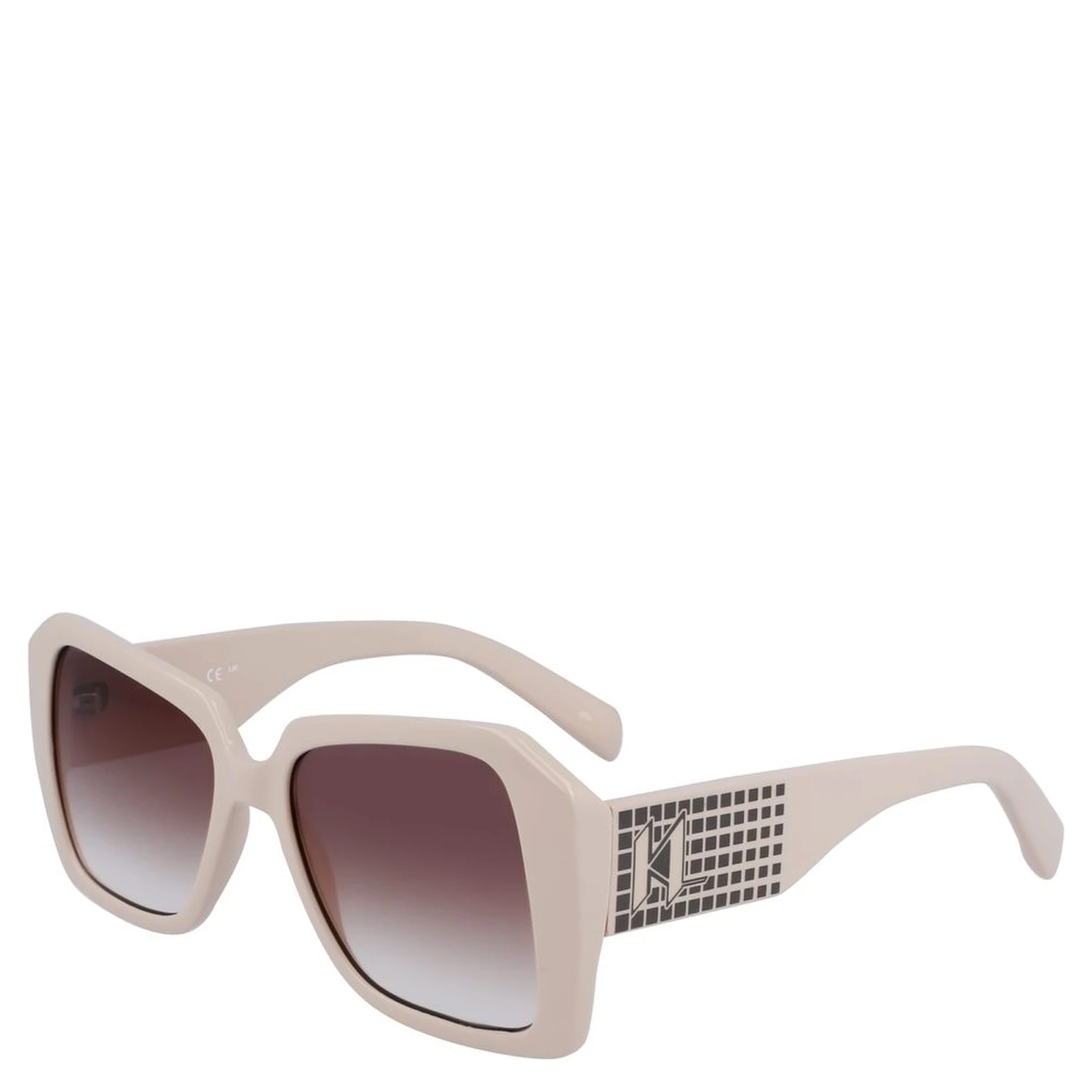 White Injected Sunglasses