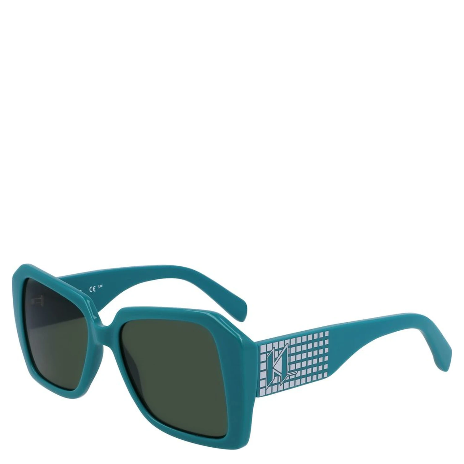 Green Injected Sunglasses