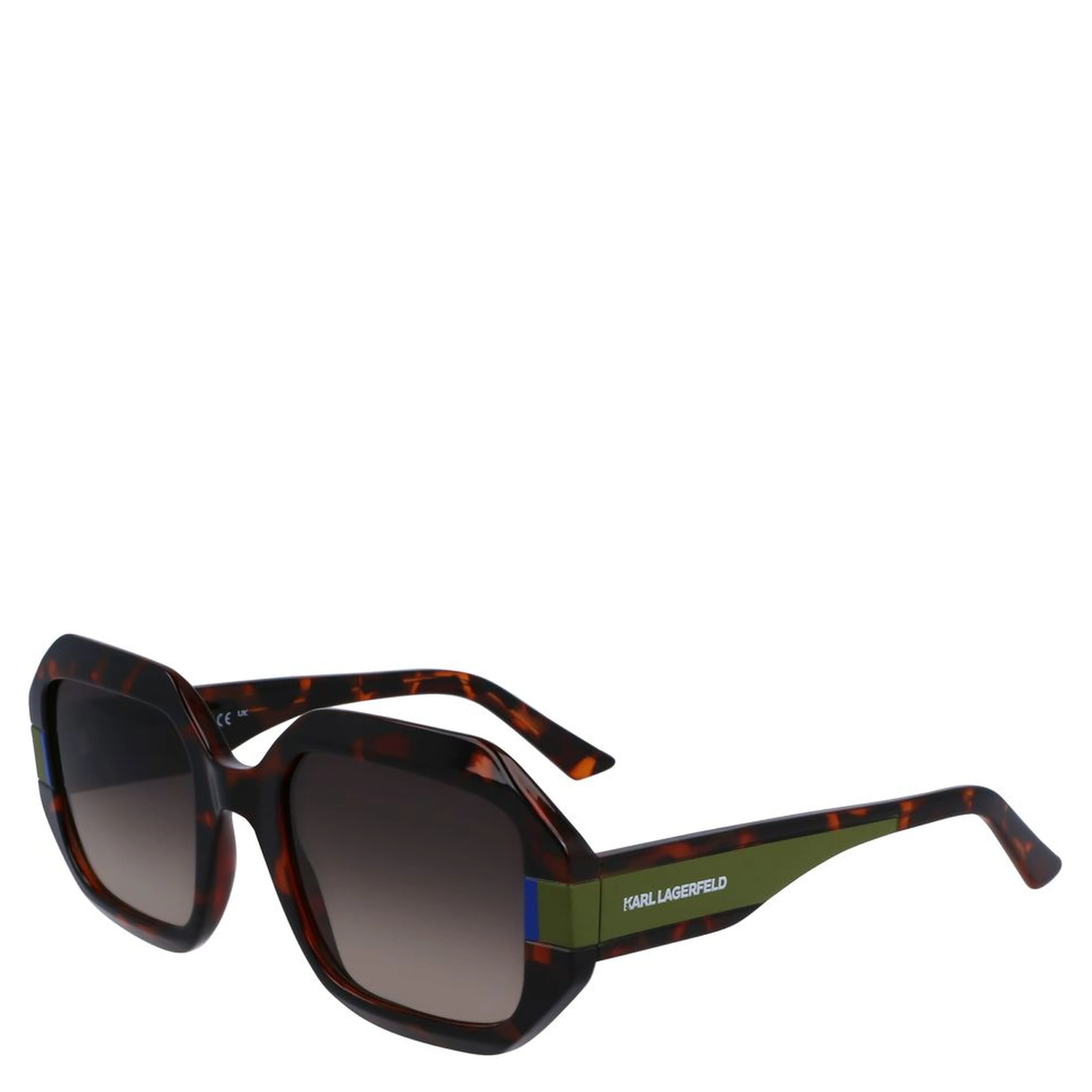 Brown Injected Sunglasses