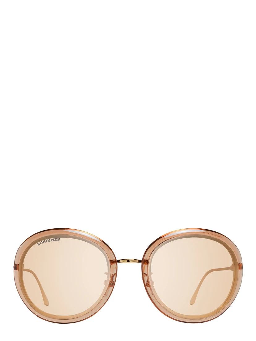 Brown Metal Sunglasses