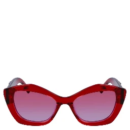 Red Acetate Sunglasses