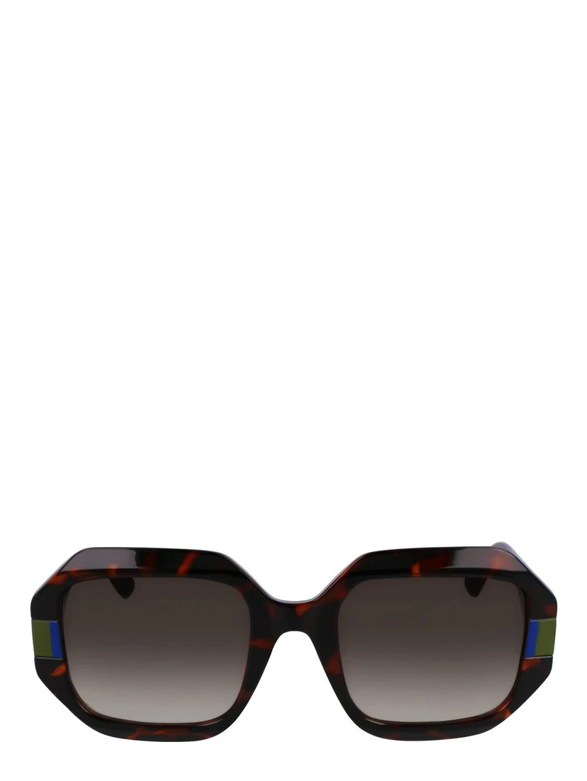Brown Injected Sunglasses