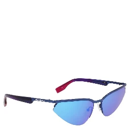 Blue Metal Sunglasses