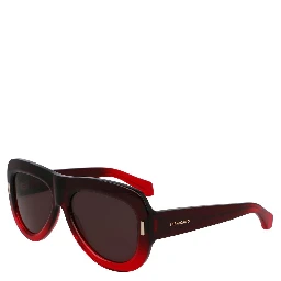 Red Acetate Sunglasses