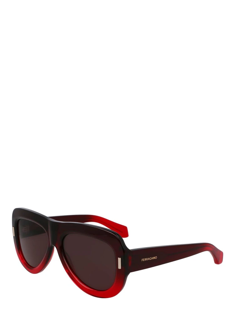 Red Acetate Sunglasses