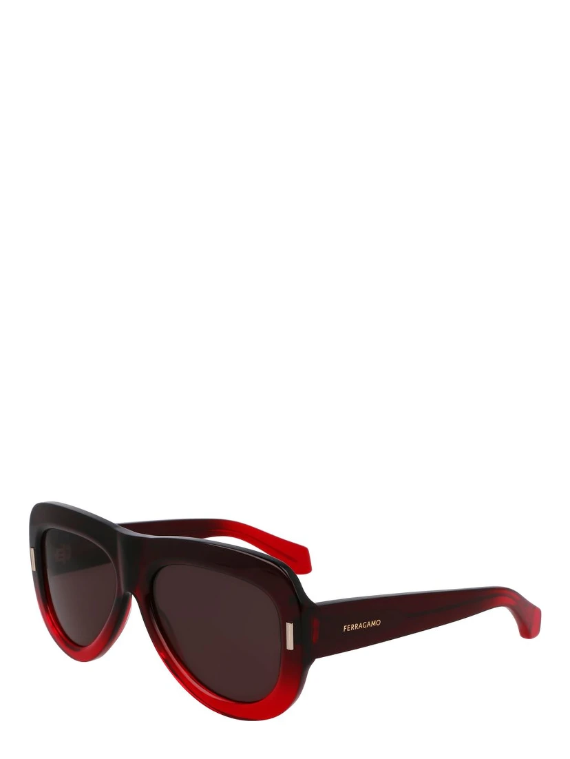 Red Acetate Sunglasses