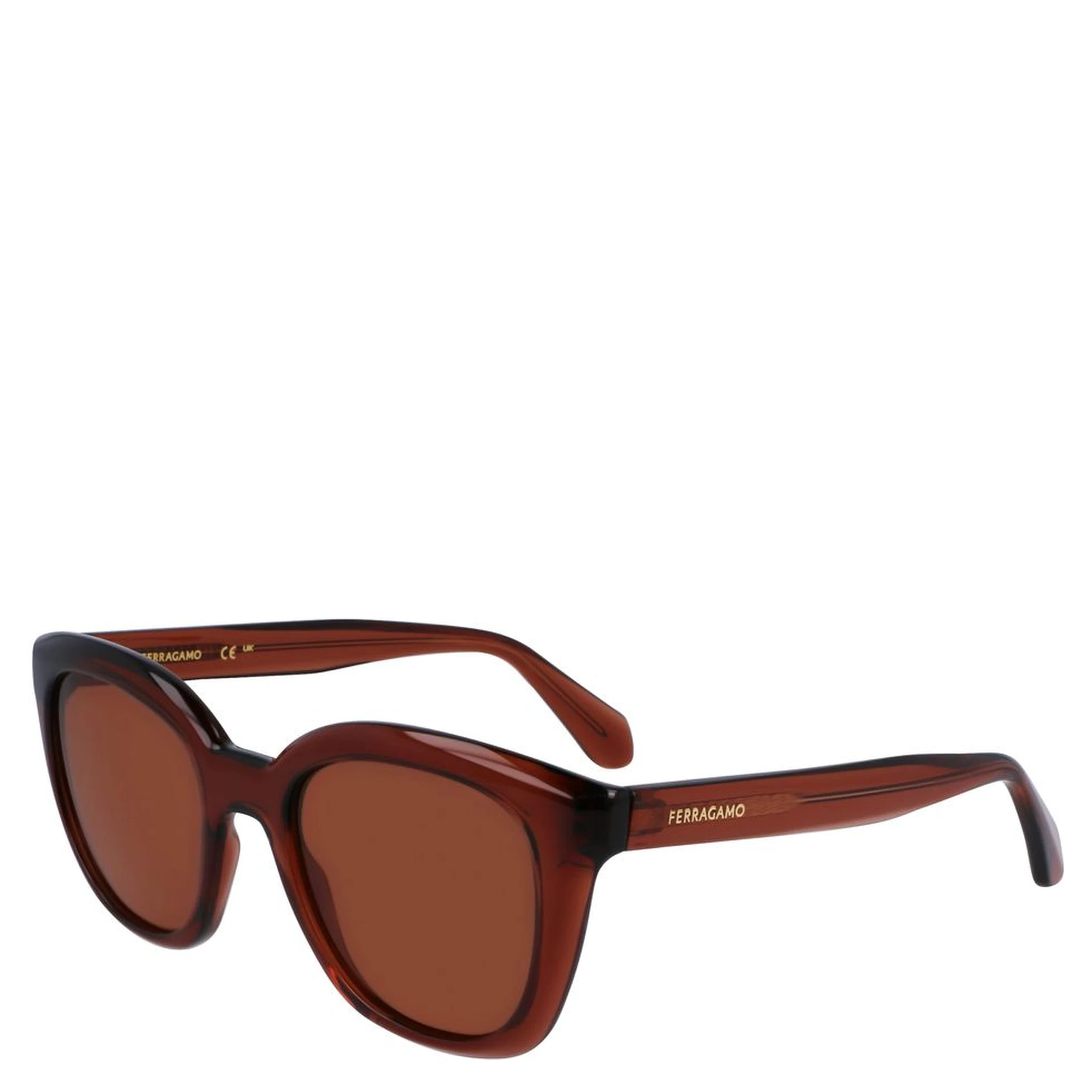 Brown Injected Sunglasses