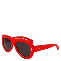 Red Acetate Sunglasses