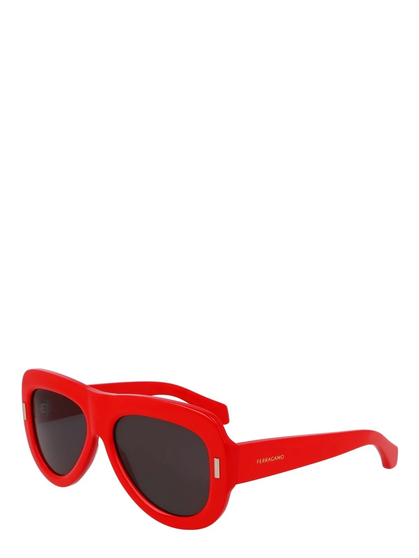 Red Acetate Sunglasses