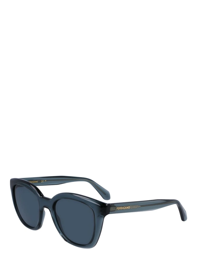 Blue Injected Sunglasses