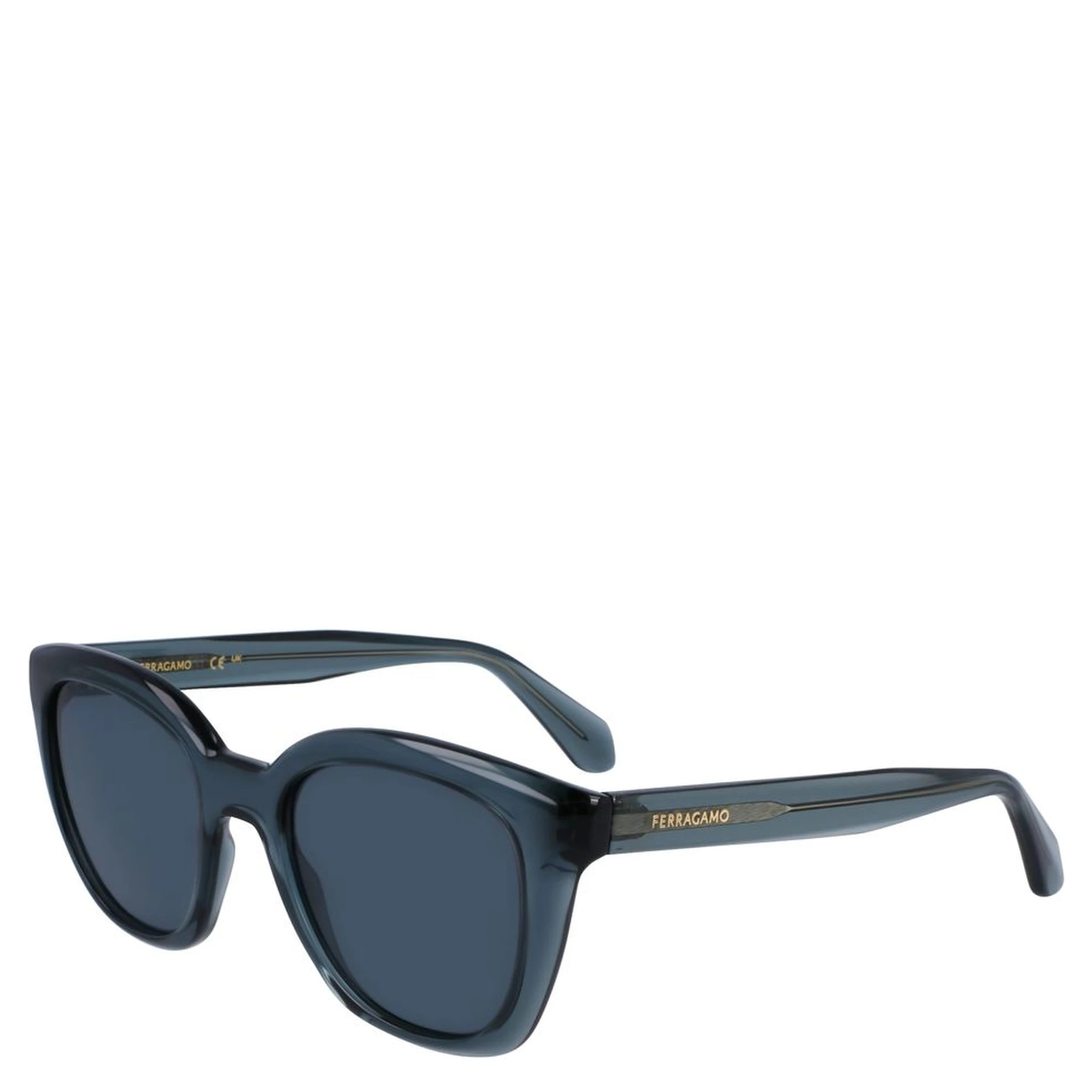 Blue Injected Sunglasses
