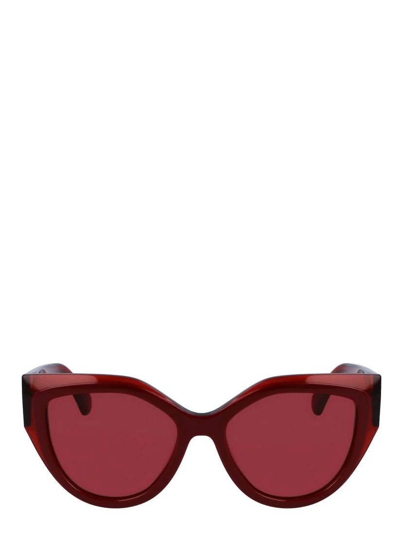 Red Acetate Sunglasses
