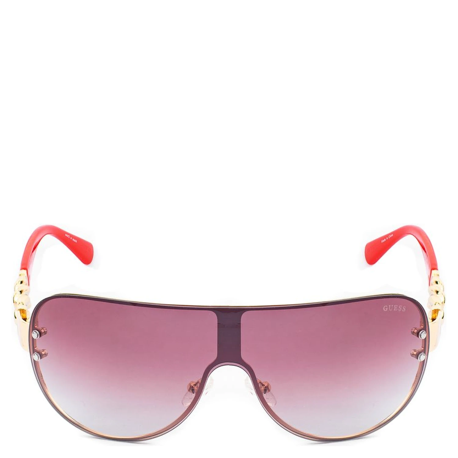 Red Metal Sunglasses
