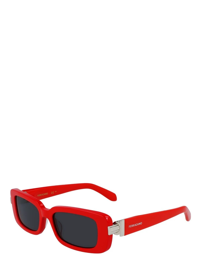 Red Acetate Sunglasses