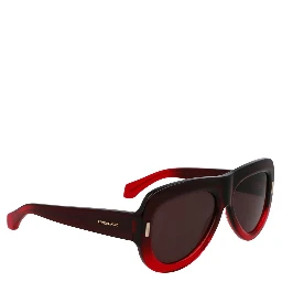 Red Acetate Sunglasses