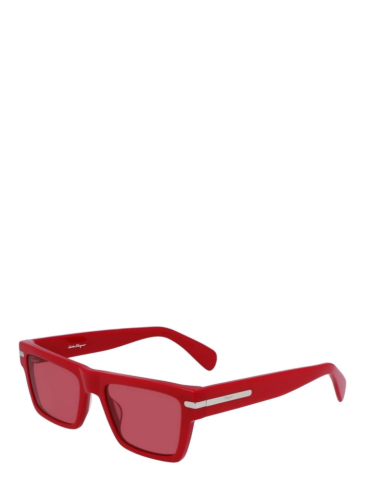 Red Acetate Sunglasses