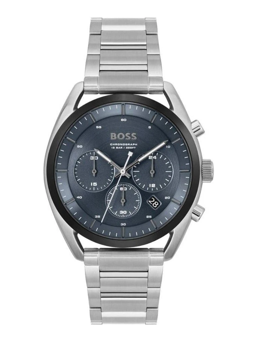Gray Stainless Steel Dress Watch