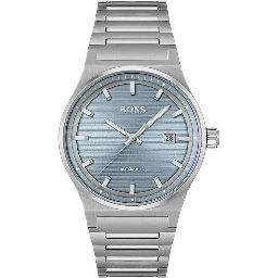 Gray Stainless Steel Dress Watch