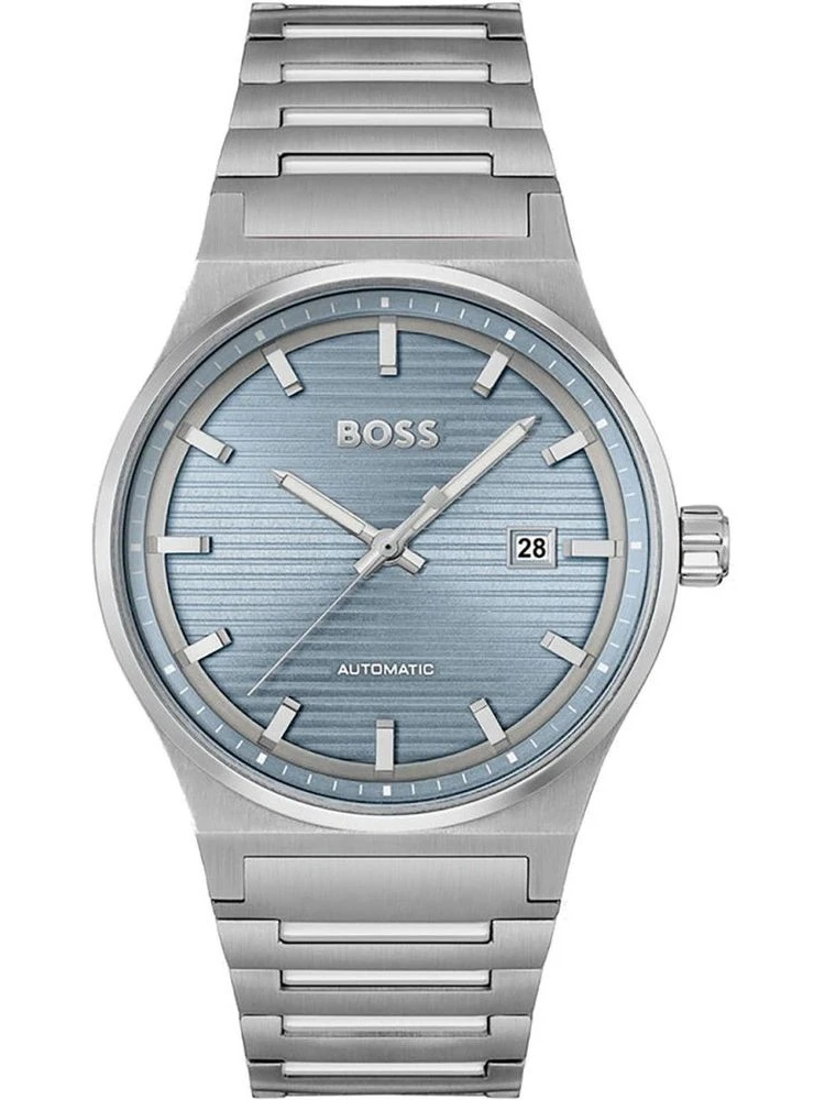 Gray Stainless Steel Dress Watch