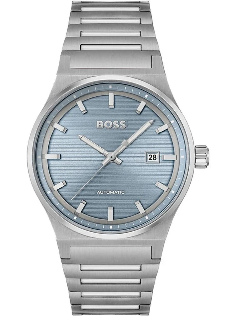 Gray Stainless Steel Dress Watch