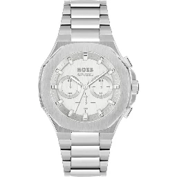 Gray Stainless Steel Dress Watch