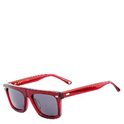 Red Acetate Sunglasses