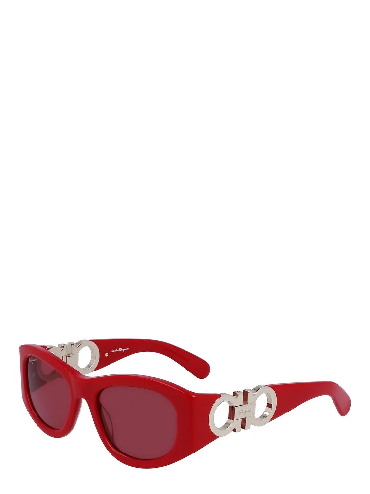 Red Acetate Sunglasses
