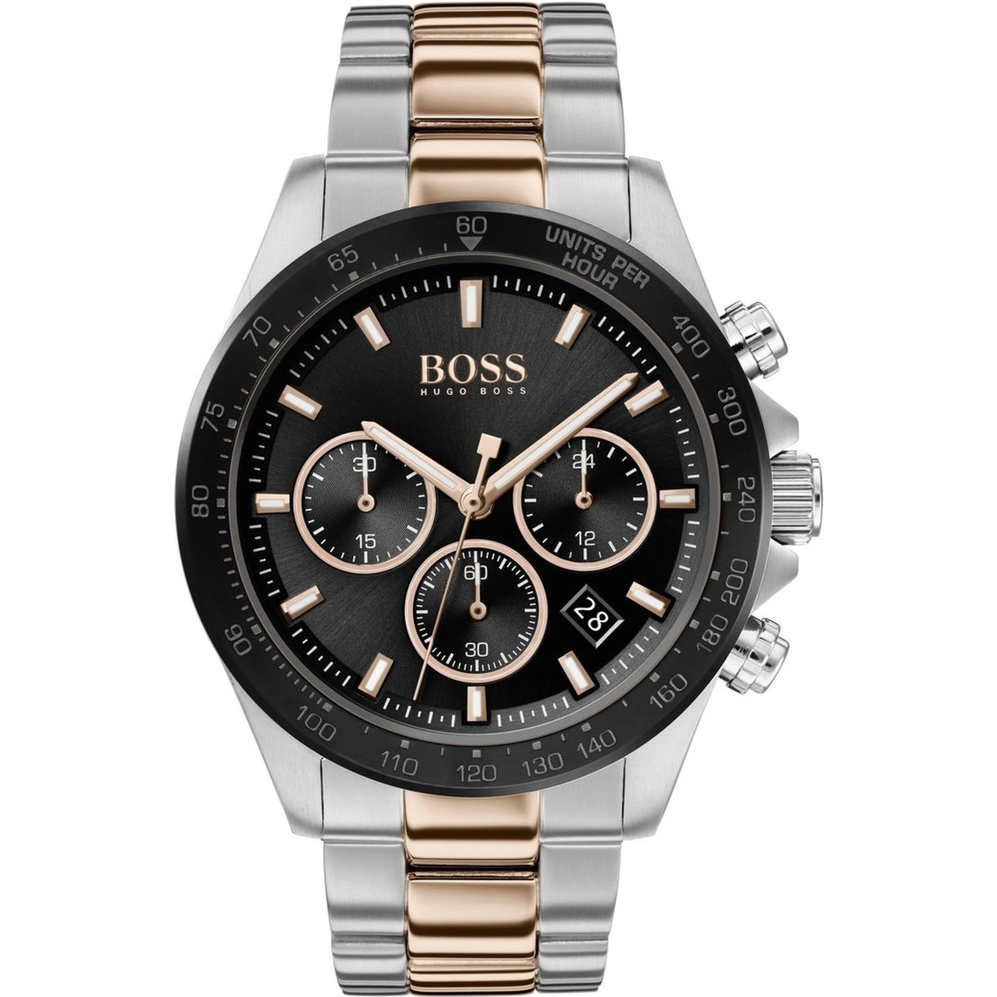 Gray Stainless Steel Dress Watch