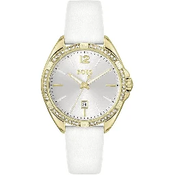 White Stainless Steel Dress Watch