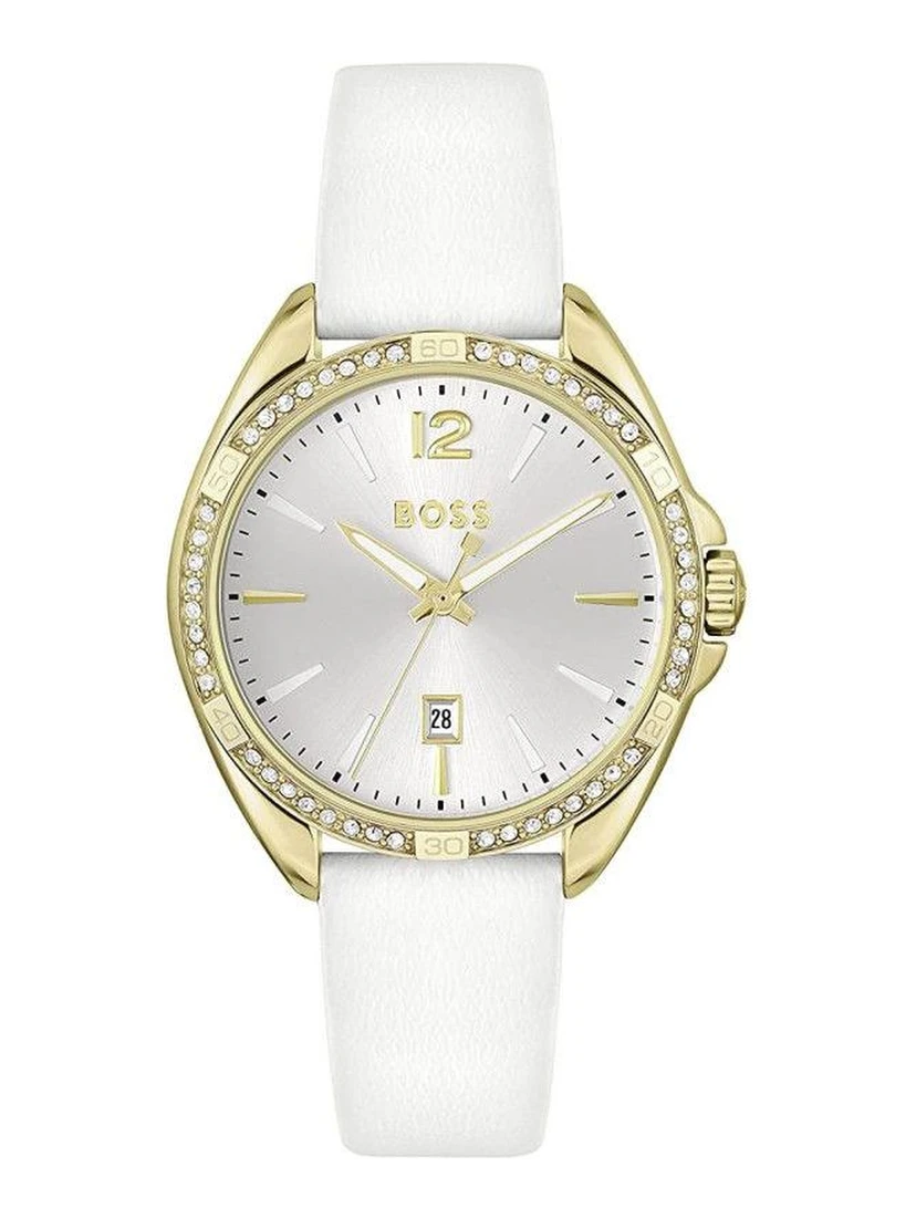 White Stainless Steel Dress Watch