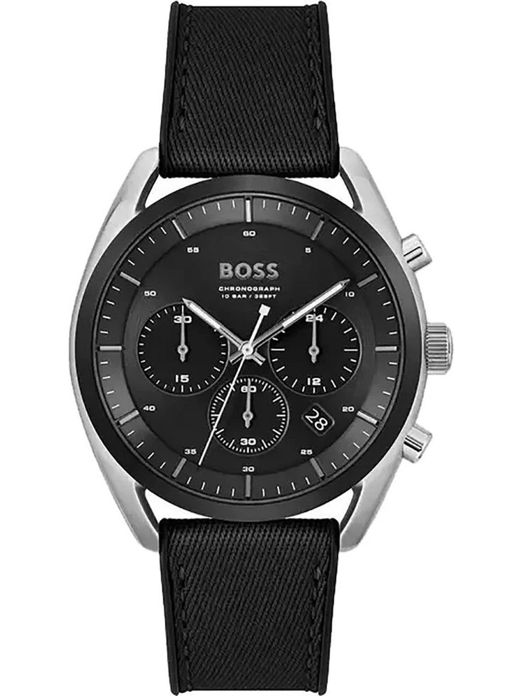 Black Synthetic Dress Watch