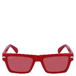 Red Acetate Sunglasses
