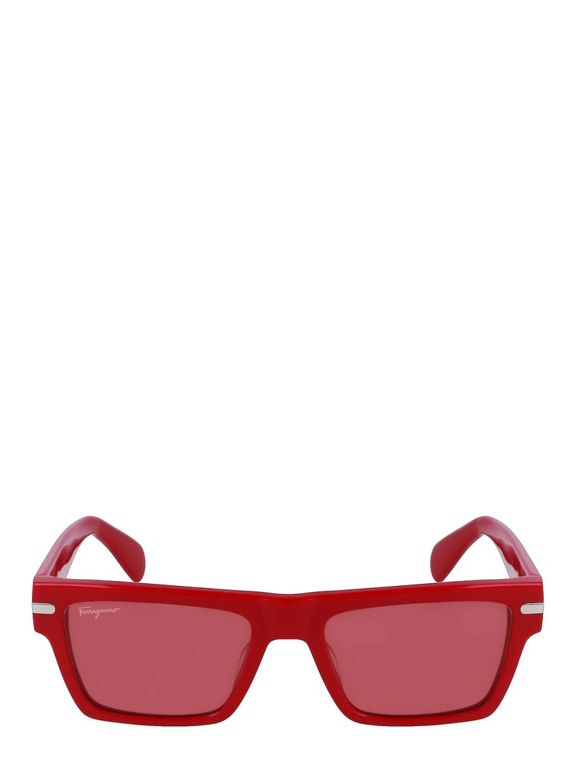 Red Acetate Sunglasses