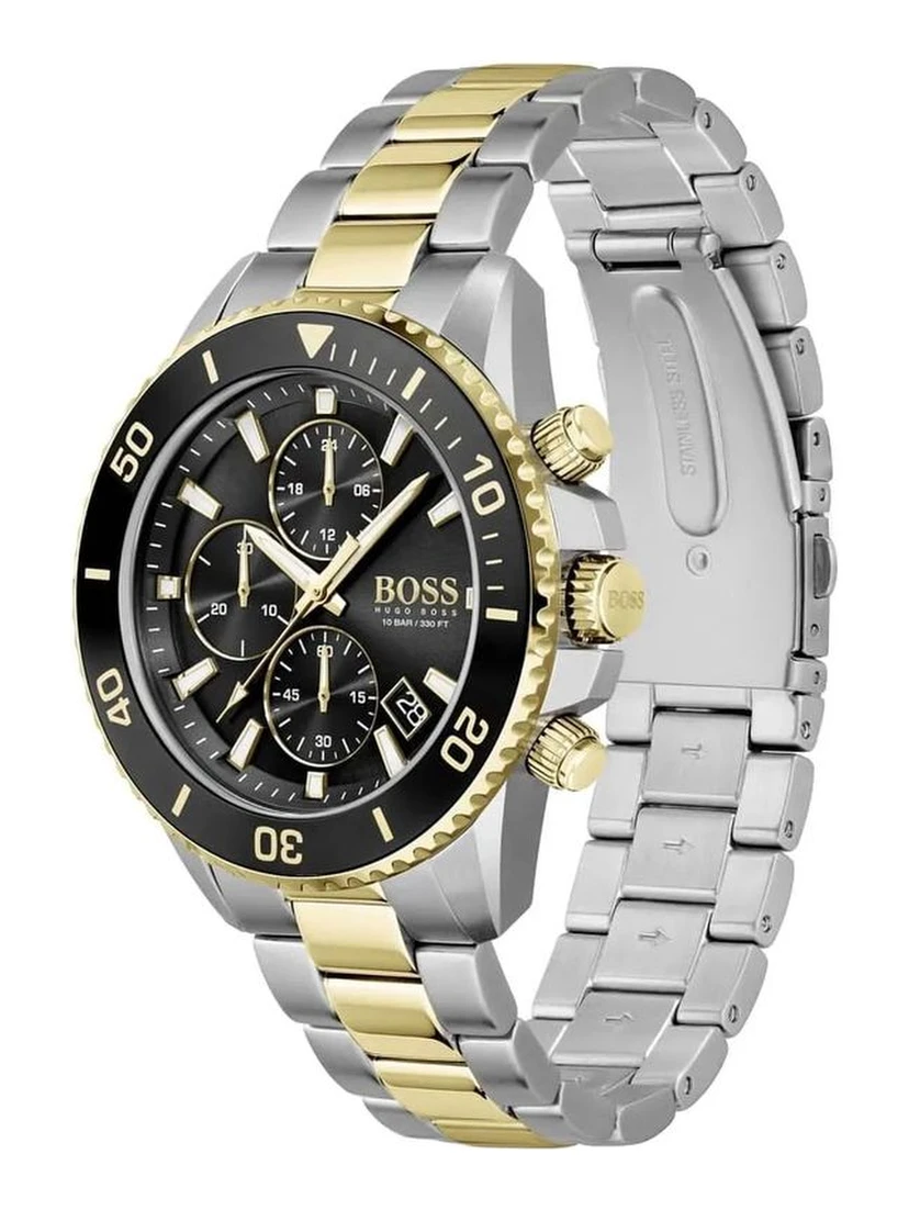 Gray Stainless Steel Dress Watch