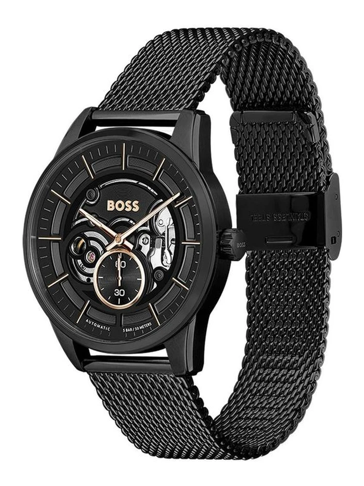 Black Stainless Steel Dress Watch alternative